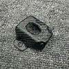 NEW-Carbon Fiber Brake Fluid Reservoir Protector For Motorcycle Oil Cup Cover For