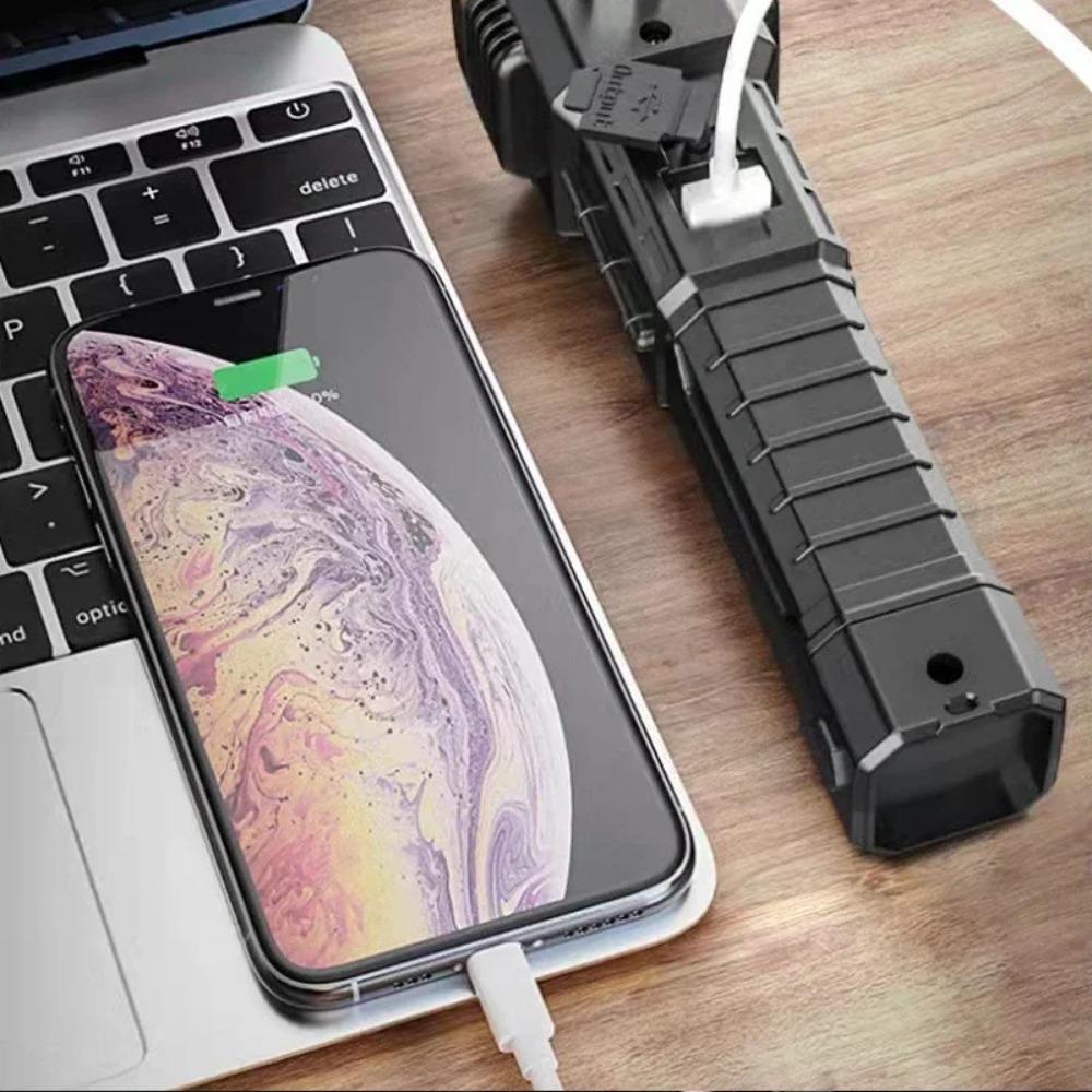 Сверхяркие перезаряжаемые светодиодные фонари Молоток безопасности для автомобиля, Многофункциональный автомобильный фонарь Свет для разбивания автомобильных окон