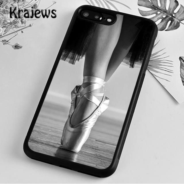 Krajews Балетки для танцев Девушка Чехол для телефона для iPhone 14 5S 6S 7 8 plus X XR XS 11 12 13 pro max Samsung S21 S22 ultra