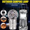 Camping Portable Rechargeable Foldable Hangable Power Bank Lamp Handheld Lantern With Solar Charging