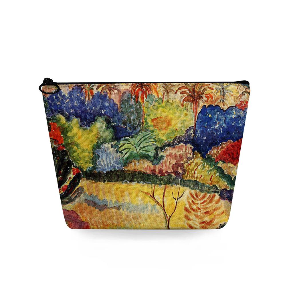 Женская косметичка с принтом масляной живописи для организации туалетных принадлежностей, дорожный органайзер для хранения, 6861