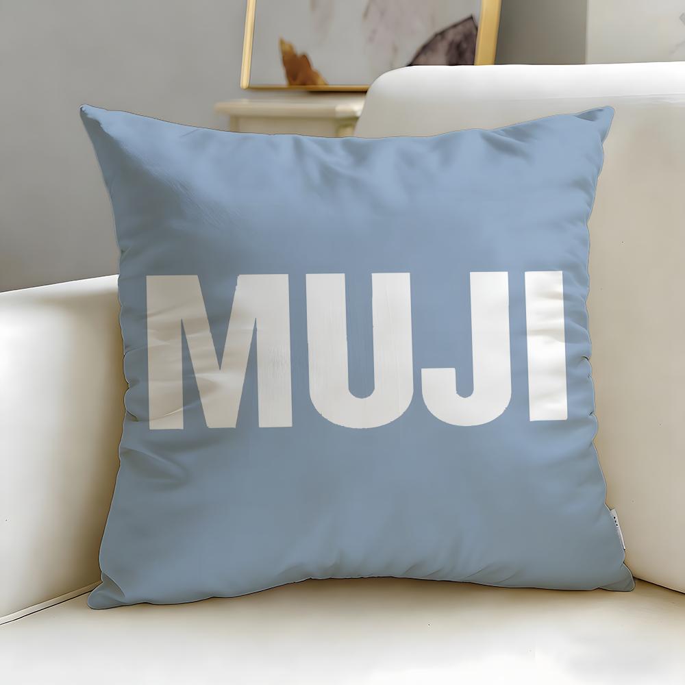 Классический бренд lifestyle MUJI Наволочка Мягкая Легко стирается Универсальная для Дивана Кровати Путешествий и Офиса