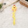 Cat Play Accessory Plush Animal Toy, Long Tail Chew Toy with Crinkle Sound, Embroidered Hanging Stuffed Fox Chick Monkey for Indoor Cats Solo