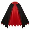 Solid Color Halloween Hooded Cloak Stand-up Collar Witch Cape Gothic Costume Cape  Halloween