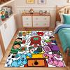 1PC TV Series Cartoon Blue Puppy Printing Carpet for Living Room Bedroom Kid's Room Home Decor Area Rug Sofa Cloakroom Play Mat