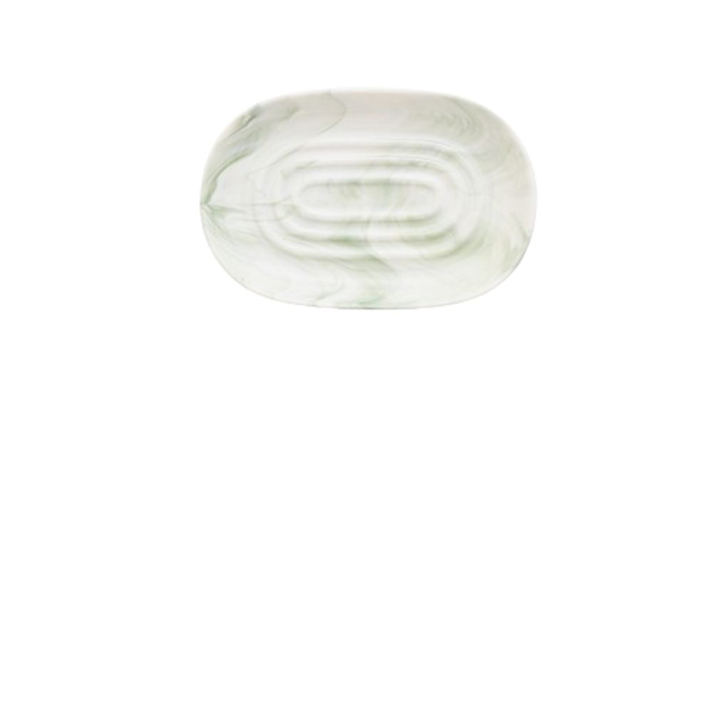 Nordic Style Soap Box Ceramic Drain Soap Box Practical Marbling Soap Saver Bathroom