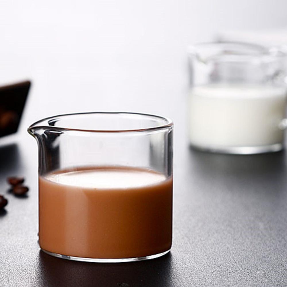 Espresso Measuring Cup with Handle Shot Glass Coffee Cups Liquid Heavy Glasses Home Kitchen Accessorie