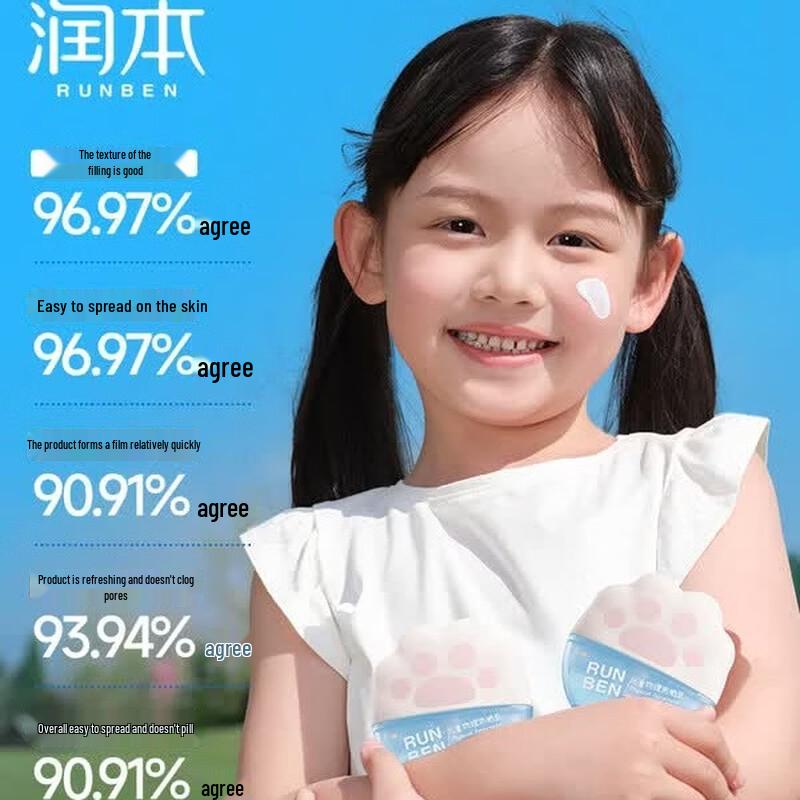 Runben Kids Physical Sunscreen Lotion 40g