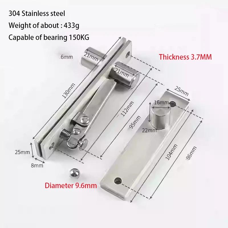 1Set Heavy Stainless Steel Hinged Door Connector Drawer Furniture Cabinet Accessories Silvery Hinge Hardware
