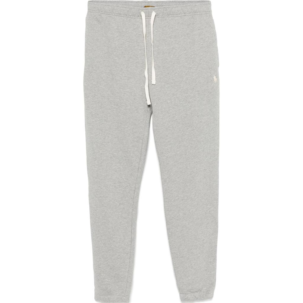Polo Ralph Lauren FW24 Mixed Color Drawstring Relaxed Tapered Pants Men Bottoms Gray 710916699013-004