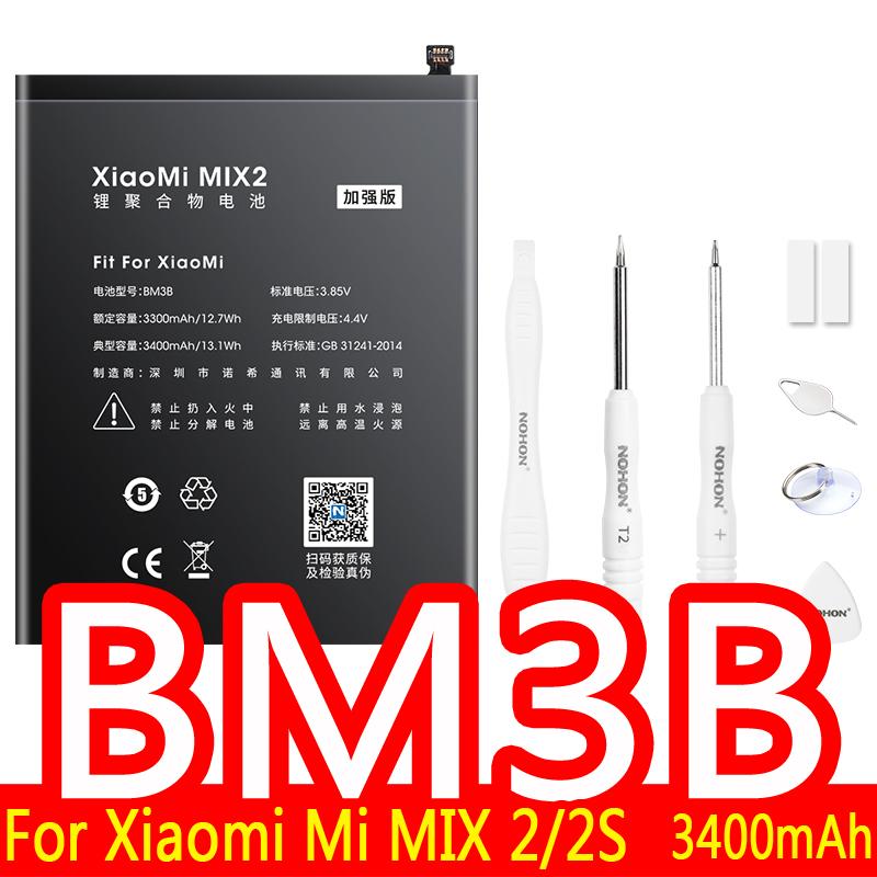 Replacement Battery NOHON For Xiaomi Mi 5 6 8 9 PRO Mix 2 3 8 9 SE CC9 Lite POCOPHONE F1 A3 5X Redmi Note 5A 6X K20 Pro