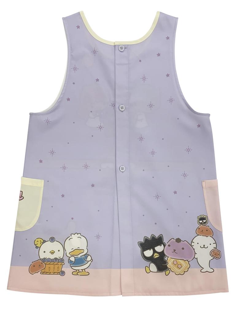 Фартук Atelier Momo и Momo Capybara-san Sanrio Characters, Открытая спина, Фиолетовый, Женский, Размеры M-L, KPA44109-52