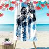 1pc Football Star Messi Beach Towel, Outdoor Beach Towel Ideal Beach Necessities and Vacation Items