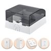 86 Type Outdoor Socket Waterproof Box Socket Case Receptacle Protector Plastic Electrical Outlet Cover Dustproof Box