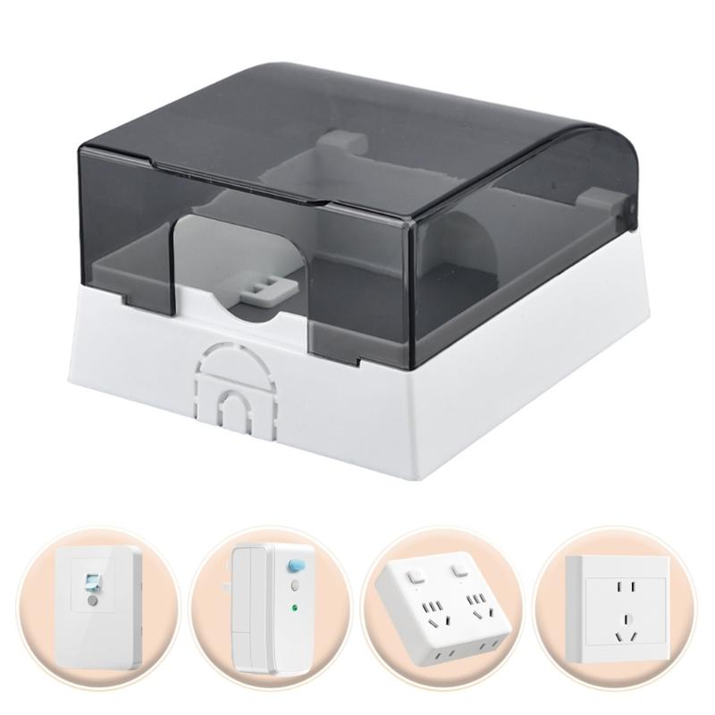 86 Type Outdoor Socket Waterproof Box Socket Case Receptacle Protector Plastic Electrical Outlet Cover Dustproof Box