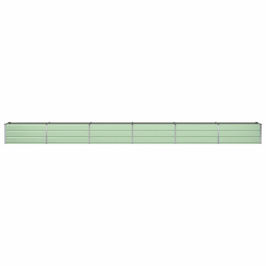 Planter Box Pastel Green 580 x 50 x 45 cm Galvanized Steel