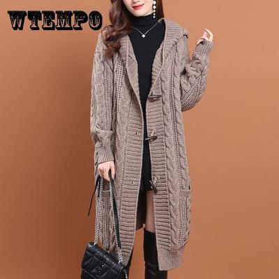 Женские свитера, пальто, однотонные, свободные, прямые, длинные, кардиганы с карманами, толстые свитера для женщин, повседневная уличная одежда, зима