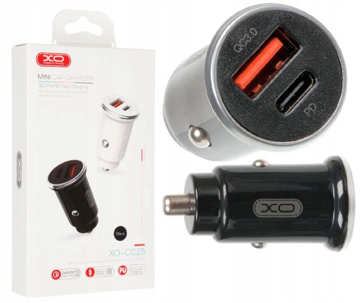 XO Car Charger XO-CC25 Black