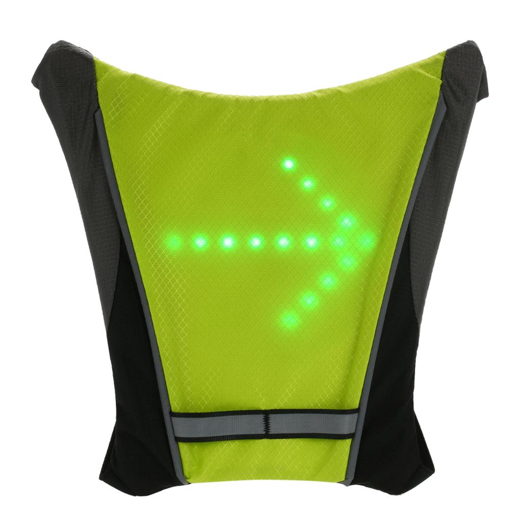 Перезаряжаемый от USB светоотражающий зажим для крепления к рюкзаку с пультом дистанционного управления, светодиодный сигнальный свет, снаряжение для спортивной безопасности на открытом воздухе