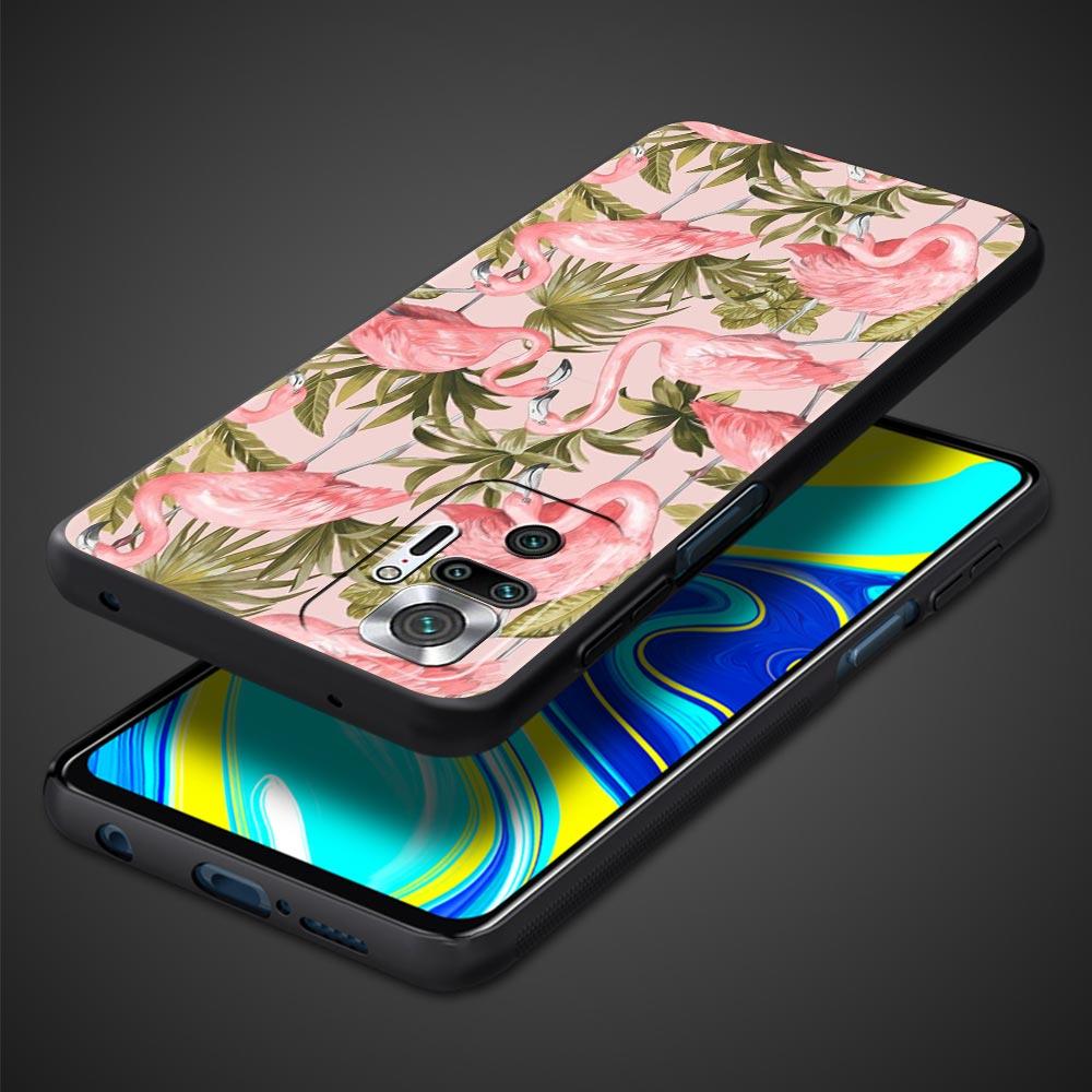 Розовый Красный Фламинго Для Чехла Телефона Xiaomi Redmi Note 12 10C 10 11 9 8 Pro Plus 9S 7 8T 9T 9A 8A 9C K50 K40 Gaming Силиконовый Чехол