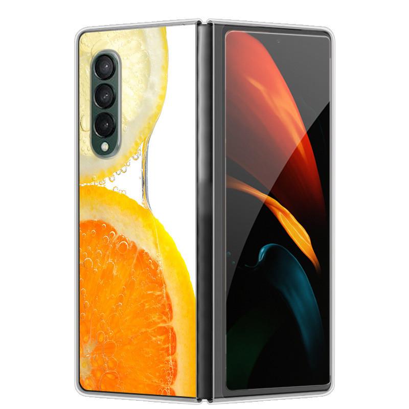 Чехол для Samsung Z Fold 5 Милый Модный Жесткий Прозрачный Чехол для Телефона для Samsung Galaxy Z Fold5 5G ZFold 4 6 5G Защитный Чехол ZFold6