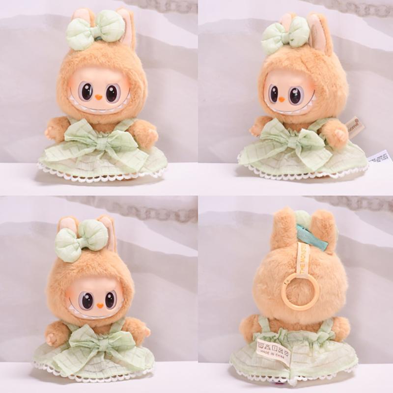 2 Pieces Clothes For Labubu Dolls Accessories Stylish Kawaii Outfit Set Suitable For 15Cm 17Cm Labubu Doll Doll Clothing Set