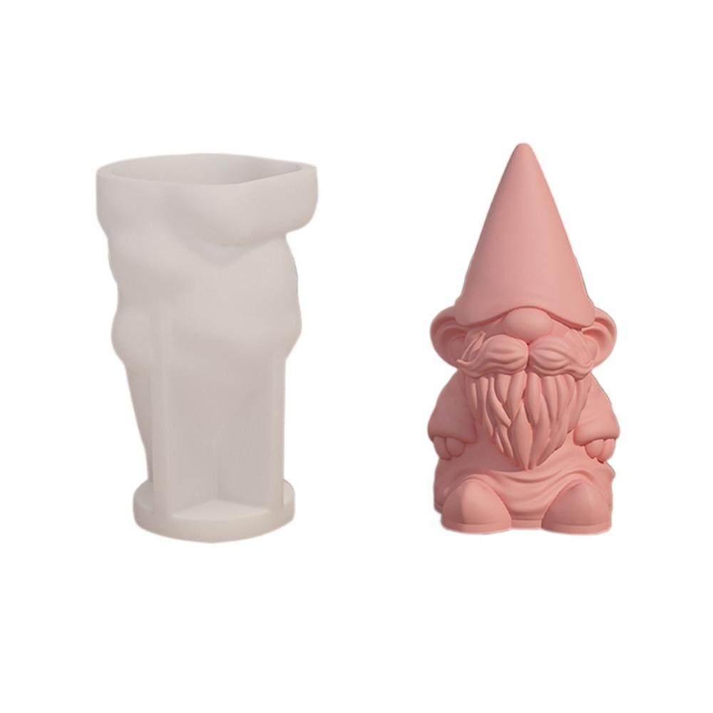 Товары для рукоделия Силиконовая форма для рождественских свечей DIY Гном Форма для мыла Творчество Ручная работа Гипсовая форма ручной работы