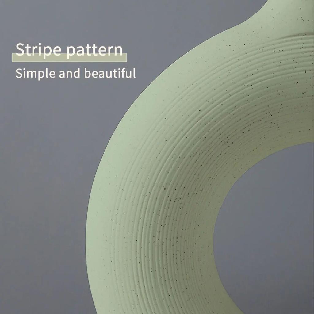 1 шт. - Керамическая ваза, круглая матовая ваза, минималистичная скандинавская богемная ваза, украшение для дома