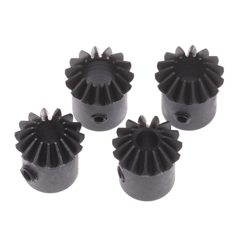 2Pcs 45# Steel 1M 15T Spiral Bevel Gear M1 Modulus 1:1 90 Degrees Differential Gear Bevel Gear Accessories