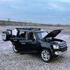 MyCar Premium 1:24 Die-cast Metal Land Rover Defender SUV Model - Realistic Collectible Car Figure, Black