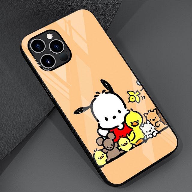 Стеклянный чехол Pachacco для Apple iPhone 14 13 Pro 11 12 7 8 Plus SE 2022 XR X XS Max 6 6S Закаленная крышка для телефона Мультяшные Capas Cas