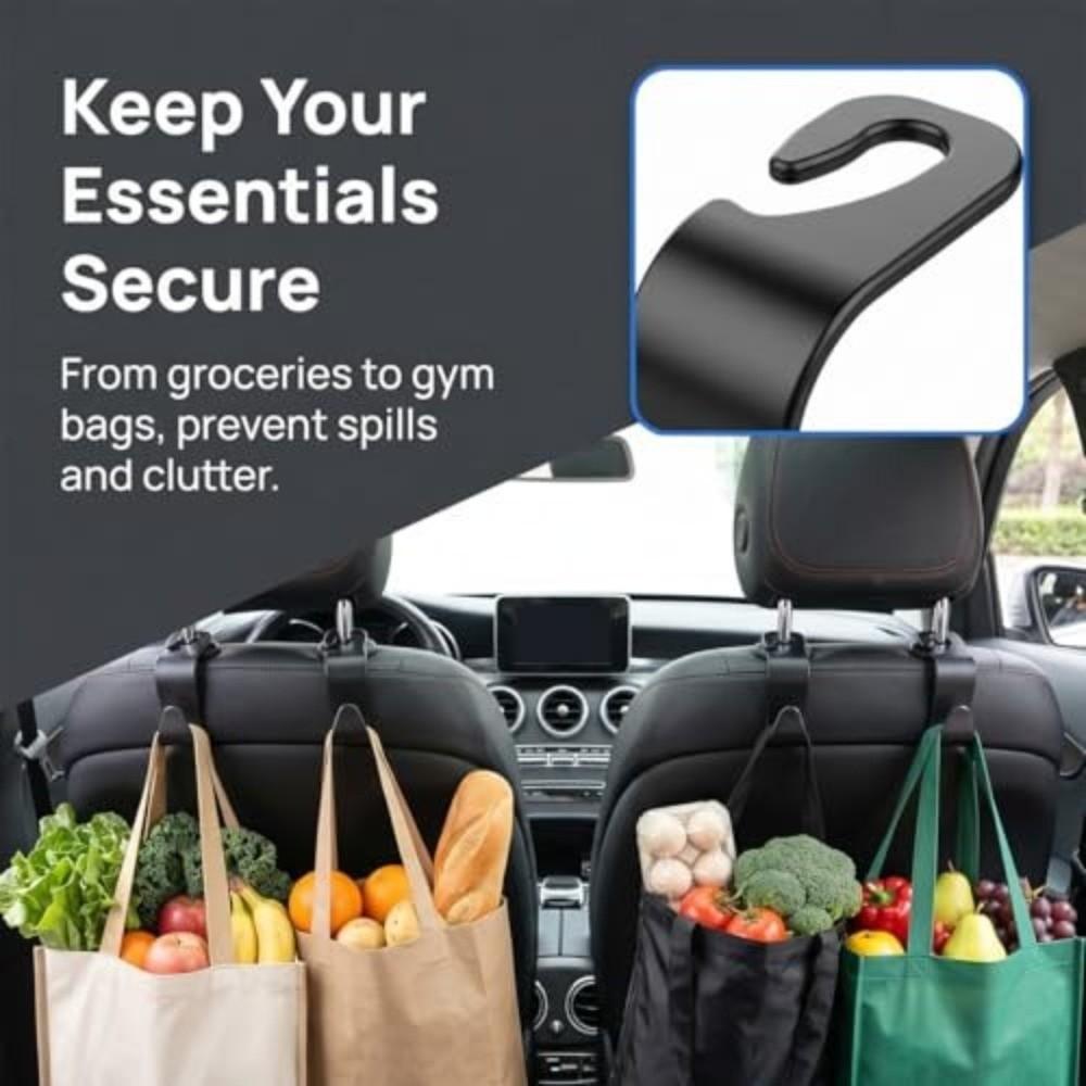Hanging Design Car Seat Headrest Hook Auto Interior Storage Organizer for Auto SUV Sedan Truck