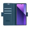 Xiaomi Redmi Note 13 Pro+ Case, ERBORD Glossy Litchi, Wallet with Flip, Blue