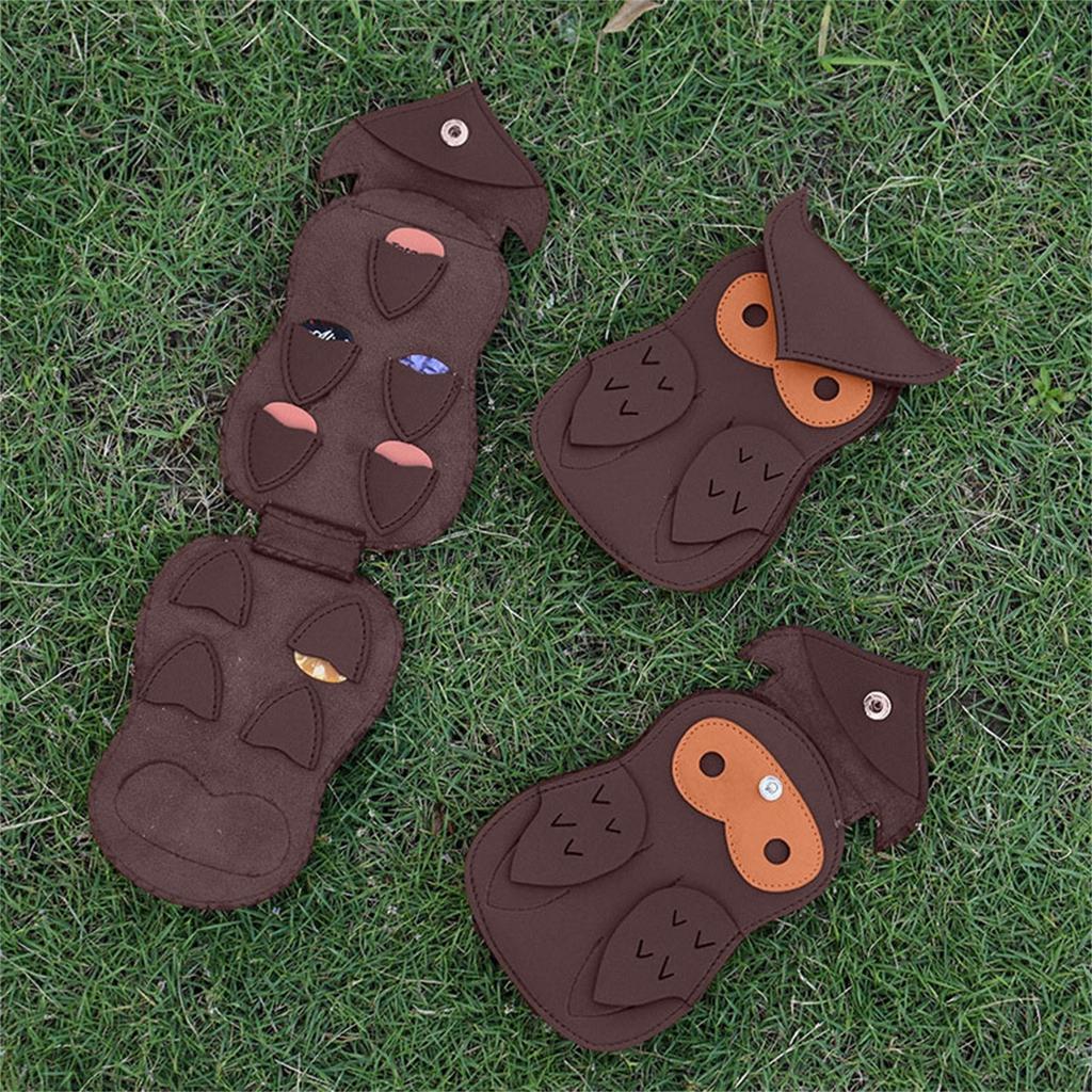 Держатель медиатора для гитары Чехол для медиатора, уникальный дизайн в форме совы с 18 слотами Подарки для музыкантов