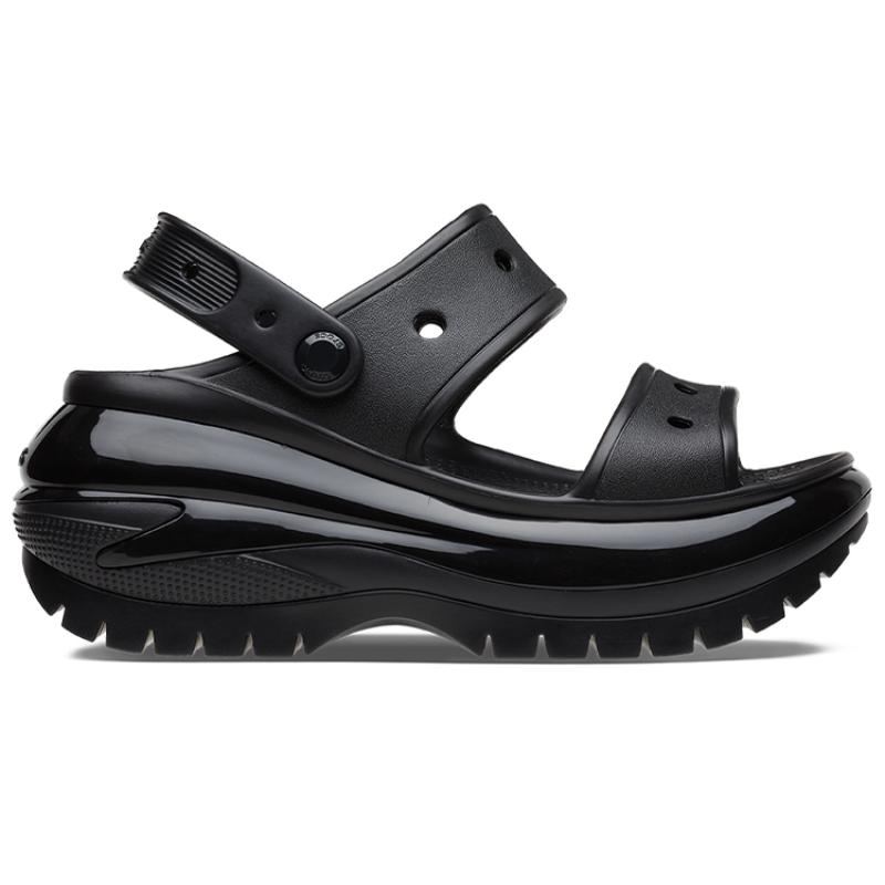 Crocs Сандалии на толстой подошве с одной лямкой Mega Crush Sandal 'Black' Унисекс