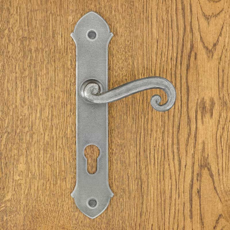ALBA handle with plate for 72mm insert, STEEL