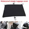 Motorcycle Bike Trunk Rear Rack Luggage Shelf Cloth Cover Cover Waterproof Luggage Net Helmet Elastic J1y7