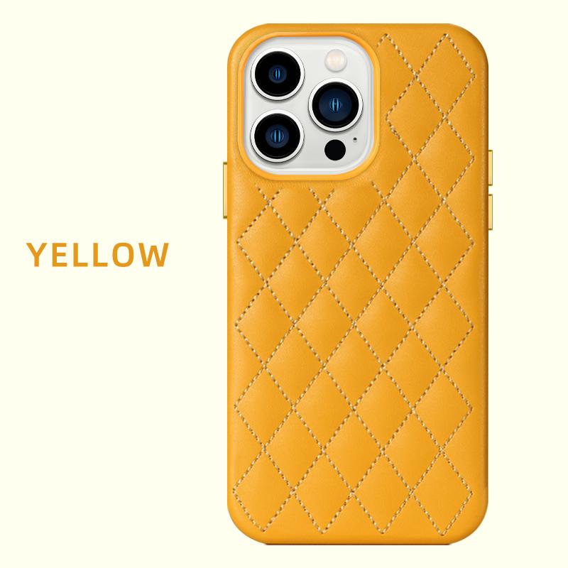 Распродажа кожаный чехол Magsafe для iPhone 13 Pro Max 13Pro 13 mini женская мода магнитная строчка роскошная задняя крышка