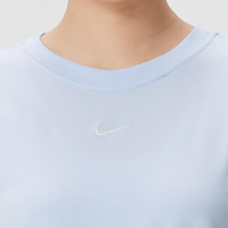 Nike Удобная дышащая женская футболка с круглым вырезом и коротким рукавом Топы FV5509-407