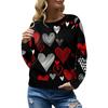 YYFS Women's Fashion Casual Spring Fall Long Sleeve O-Neck Pullovers & Long Sleeves