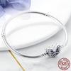Горячий 925 Серебряный Оригинальный Me Браслет Fit Brand Me Charm Бусины Мода Узел Бесконечности Женщины Femme Браслет Роскошные Ювелирные Изделия