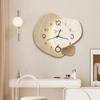 Easy To Read Wall Painting Light High-end Wall Hanging Clock Modern Digital Wall Clock  Restaurant