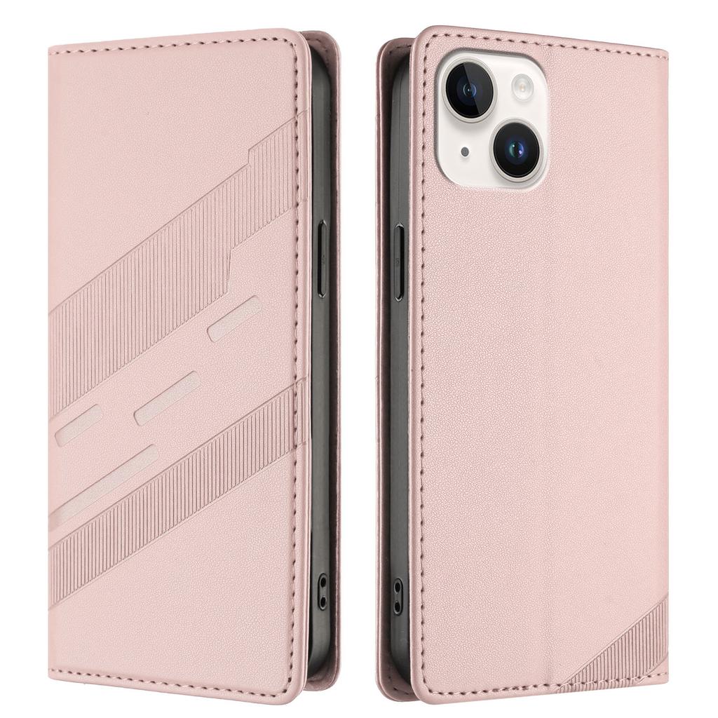 Для iPhone 13 6,1 дюймов чехлы для телефонов в стиле панк тисненый кожаный чехол-подставка с кошельком