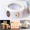 For Cake Bread Package DIY Craft Donut Stickers Gift Box Packing Roll Sticker Seal Labels