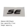 3D Premium ABS SE Letter Sticker Tail Bumper Badge Auto Rear Trunk Emblem Accessories Exterior Decoration