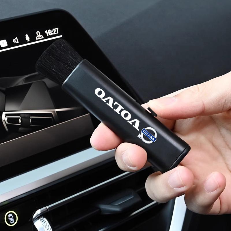 Volvo Car Retractable Cleaning Soft Brush Interior Tool Accessories For XC60 XC40 C30 V50 T6 190h V70 XC90 V40 SC60 R XC S60 V60