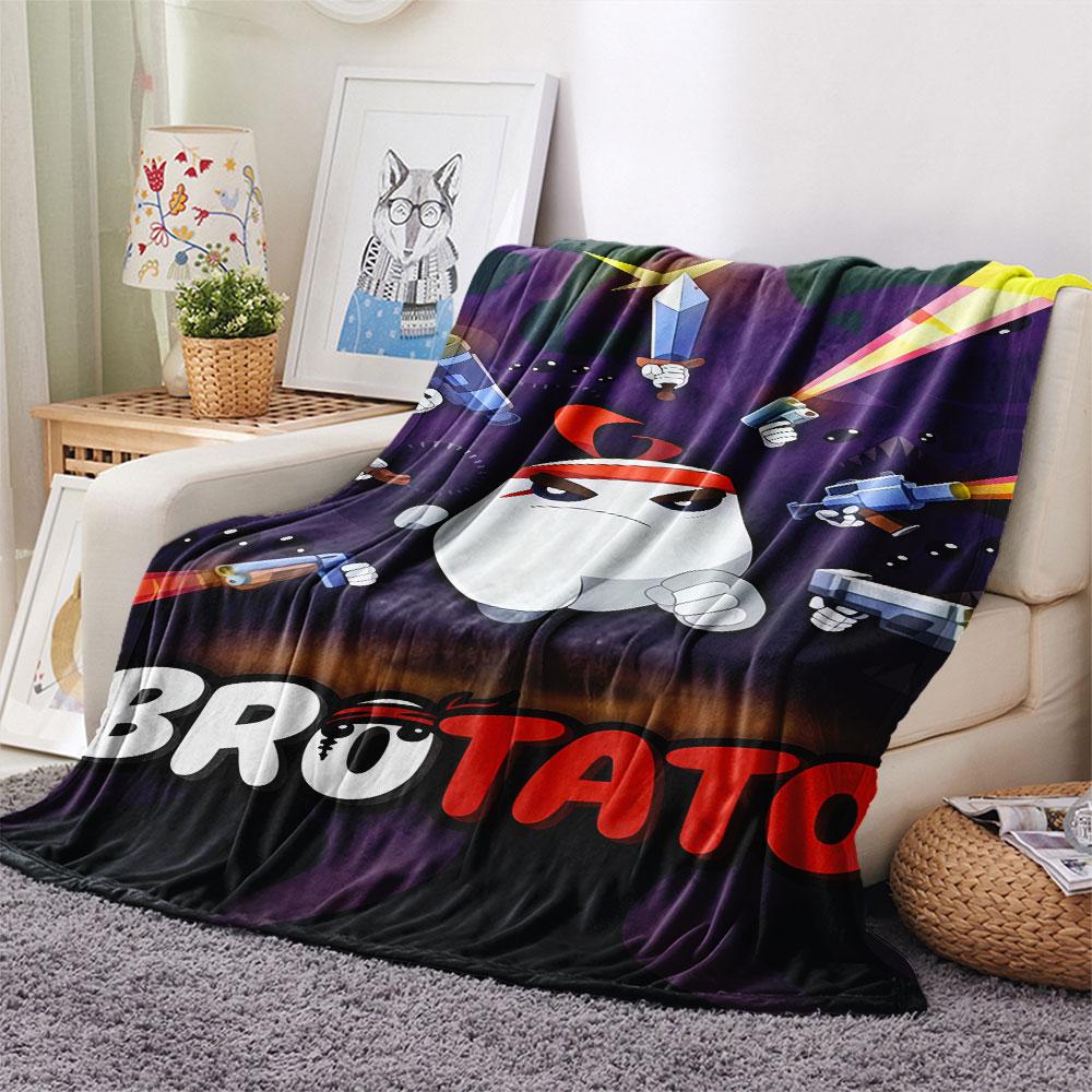 Brotato Blanket, High quality Comfortable for All Seasons, Home Decor, Warmth and Comfort