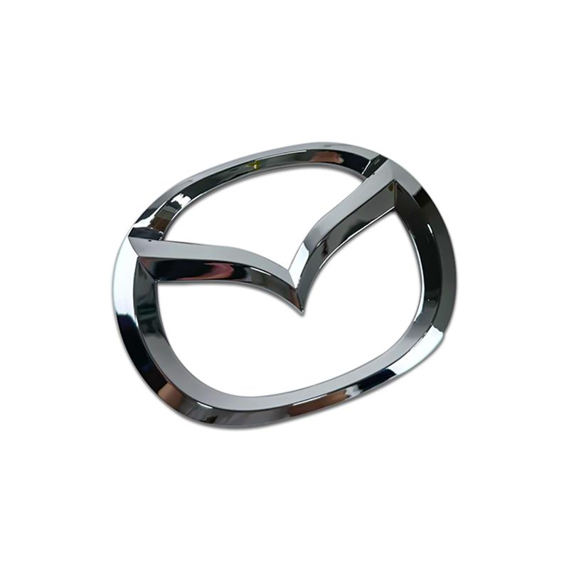Пластичный Передний Багажник Автомобиля Значок для Mazda 3 Логотип Рулевого Колеса Значок 3D Кузова Заменяемая Наклейка Задний Хвост Декорация для Модификации
