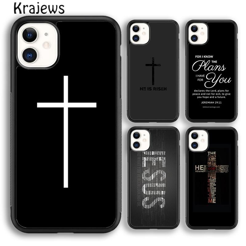 Krajews God Jesus Christ Christian Phone Case Cover For IPhone 18 17 Air 16 15 14 plus 11 12 13 pro max coque Shell Fundas