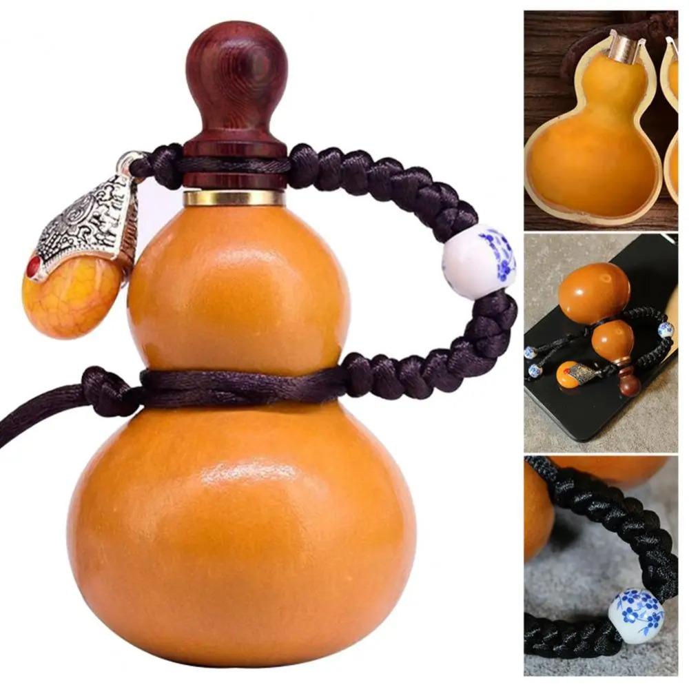 Retro Mini Gourd Decor Chinese Style Gourd Pendant Portable Water Bottle Travel